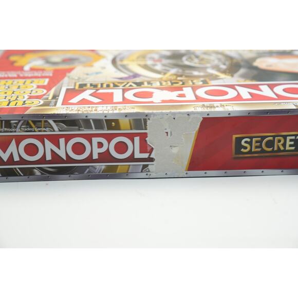 Hasbro Monopoly Secret Vault Board Game Complete Vault Cards Cash 2022 - Picture 3 of 4